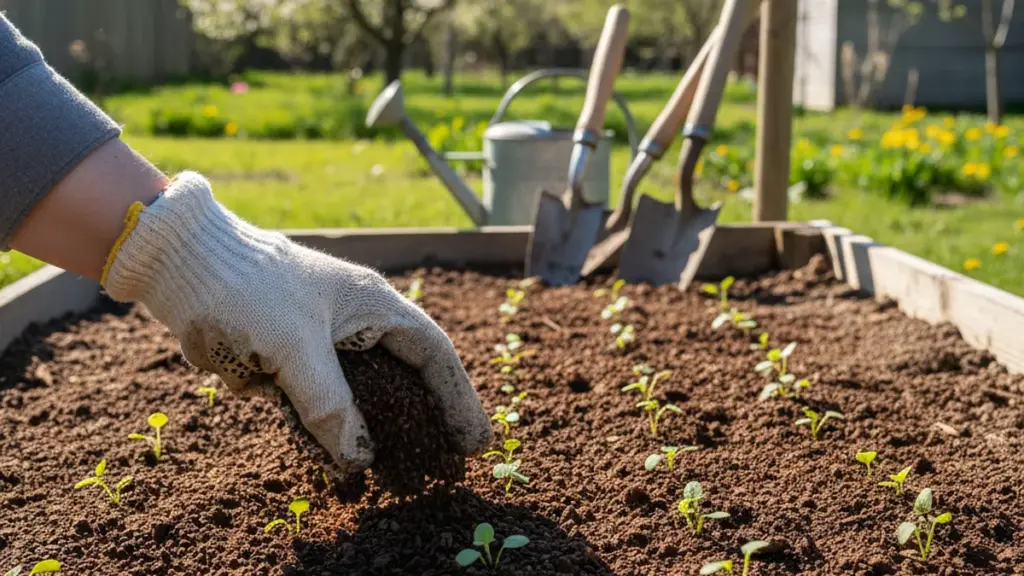Étaler son marc de café au potager en avril provoque un ravage silencieux que la plupart des jardiniers ignorent